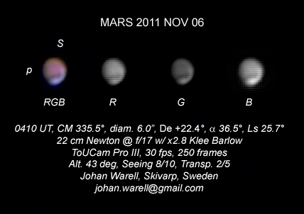 Mars 2011 November 6