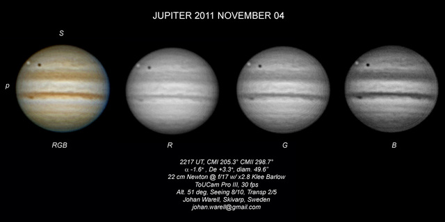 Jupiter 2011 November 4
