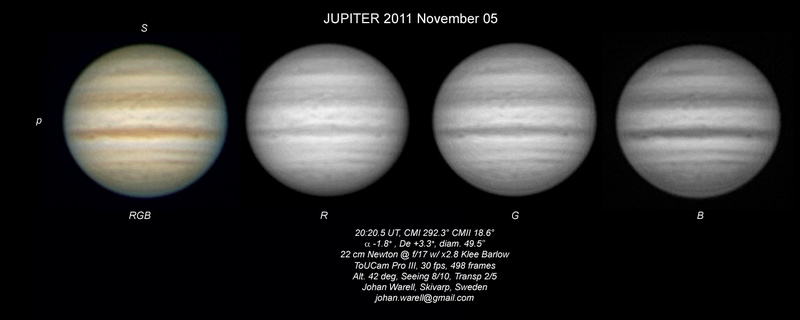 Jupiter 2011 November 5