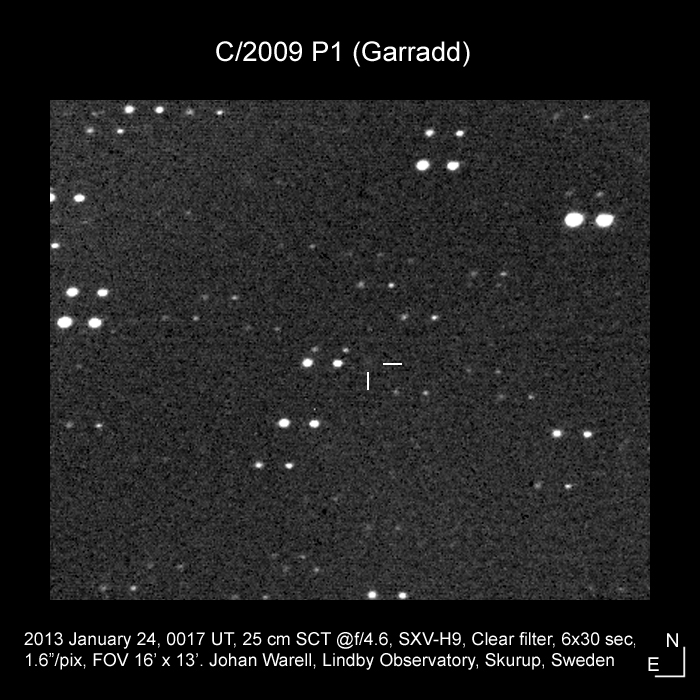 C/2009 P1 (Garradd), 24 January 2013 