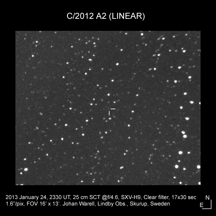 C/2012 A2 (LINEAR), 24 January 2013 