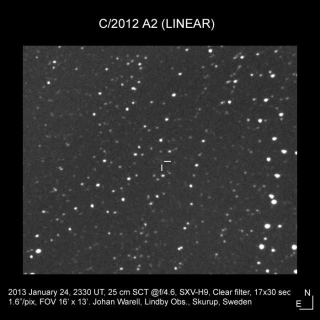 C/2012 A2 (LINEAR), 24 January 2013 