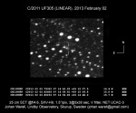 C/2011 UF305 (LINEAR), 2 February 2013