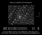 C/2012 L2 (LINEAR), 2 February 2013