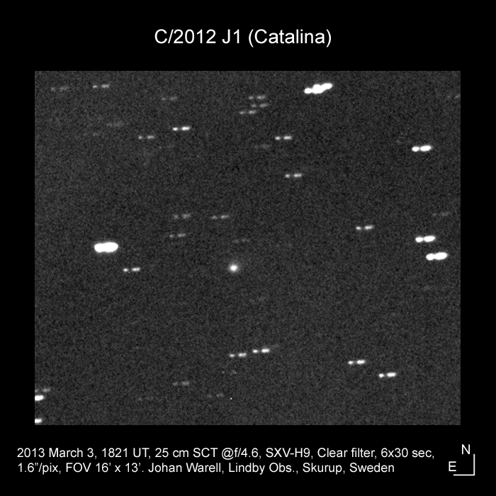 C/2012 J1 (Catalina), 3 March 2013