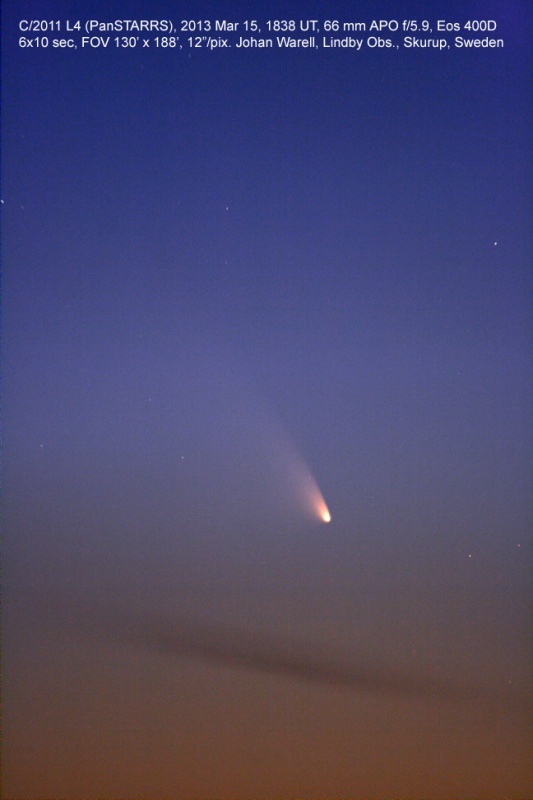 C/2011 L4 (PanSTARRS), 15 March 2013