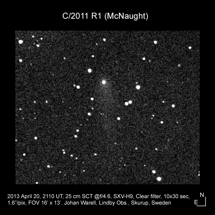 C/2011 R1 (McNaught), 20 April 2013