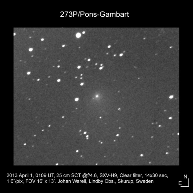 273P/Pons-Gambart, 2013-04-01