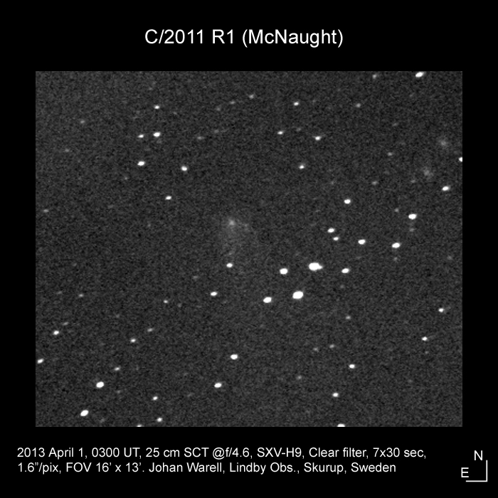 C/2011 R1 (McNaught), 1 April 2013