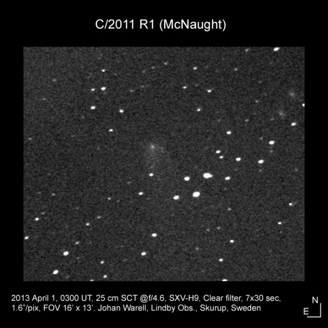 C/2011 R1 (McNaught), 1 April 2013