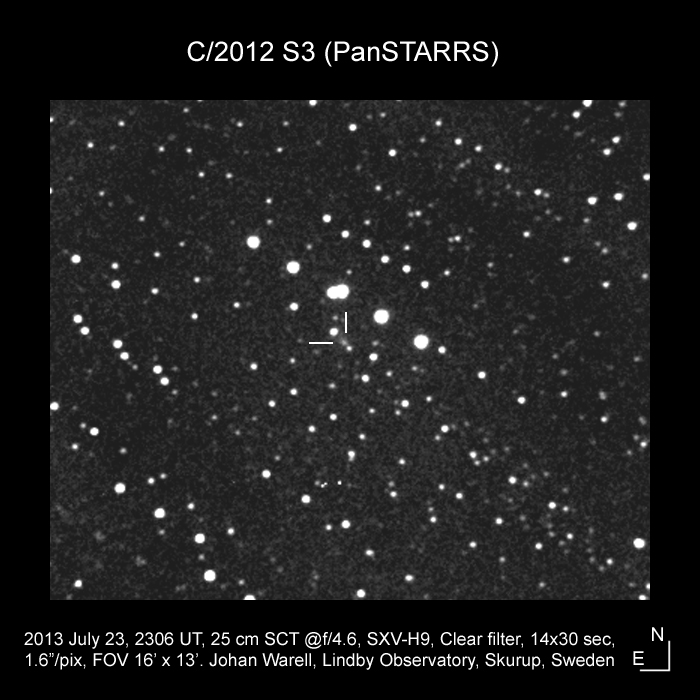 C/2012 S3 (PanSTARRS), 23 July 2013