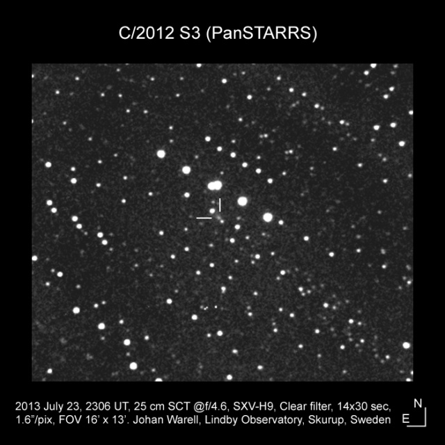 C/2012 S3 (PanSTARRS), 23 July 2013