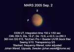 Mars 2 september 2005