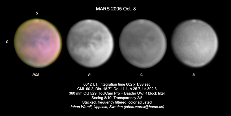 Mars 8 oktober 2005