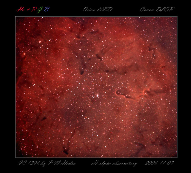 IC 1396 ha-rgb
