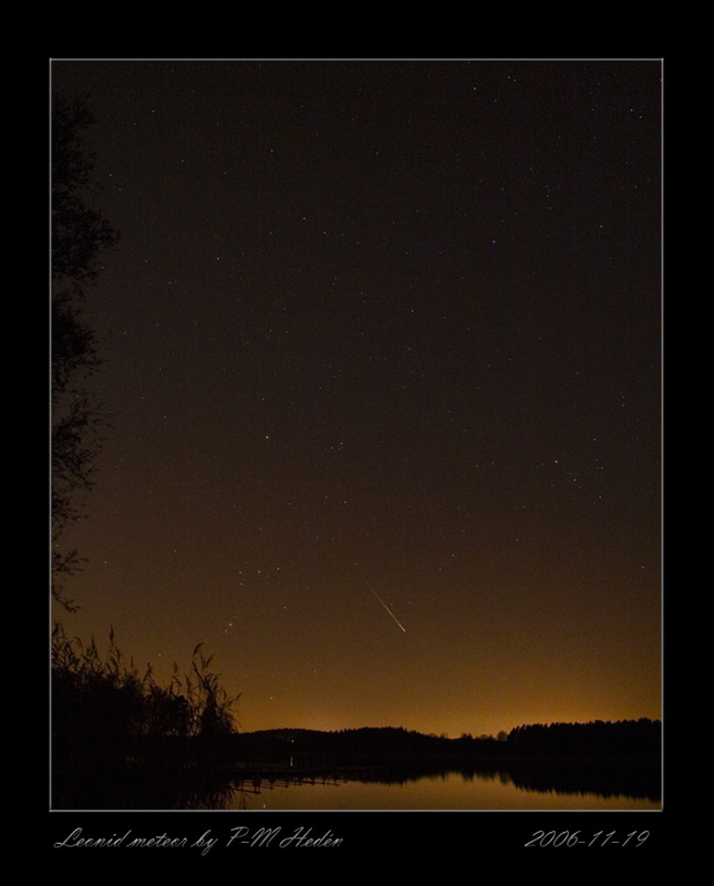 Leonid meteor