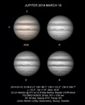 Jupiter 2014 March 10