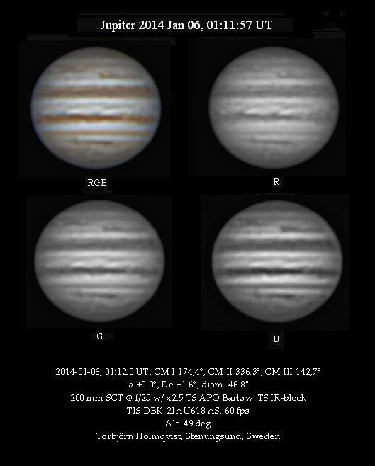 Jupiter 2014 Jan 06 01:11:57 UT