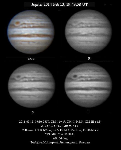 Jupiter 2014 Feb 13 194958 UT