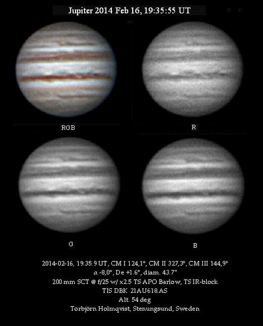 Jupiter 2014 Feb 16 193555 UT