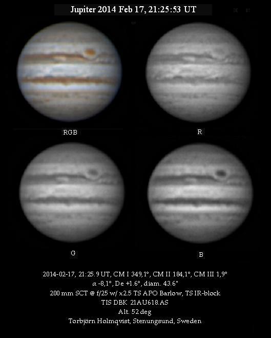 Jupiter 2014 Feb 17 212553 UT