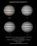 Jupiter 2014 Feb 25 202905 UT
