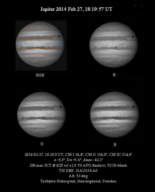 Jupiter 2014 Feb 27 181957 UT