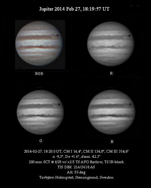 Jupiter 2014 Feb 27 181957 UT