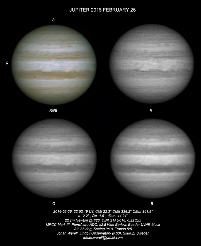 Jupiter 2016-02-26 22:52:19 UT