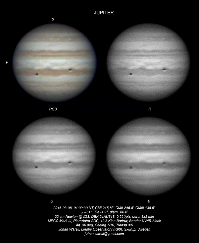 Jupiter 2016-03-08 01:09:30 UT