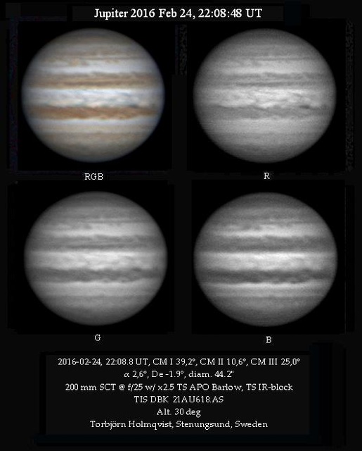 Jupiter 2016 Feb 24, 22:08:48 UT