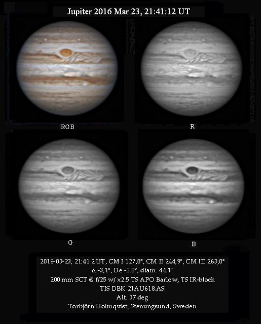 Jupiter 2016 Mar 23, 21:41:12 UT
