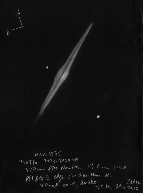 NGC 4565 210316 teckning T52