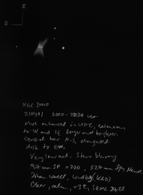 NGC 2440 210401 teckning T52