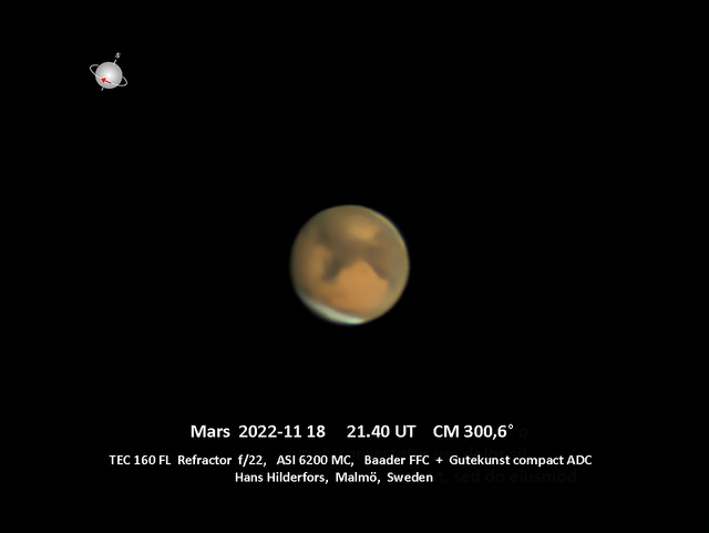 Mars 2022-11-18    21-40 UT