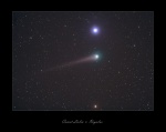 Comet Lulin and Regulus