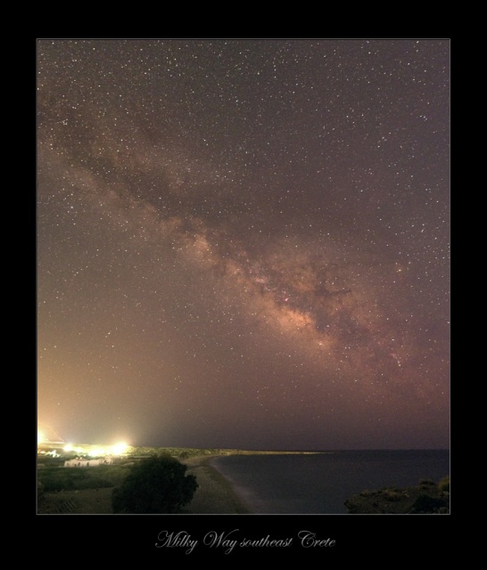 Milky Way southeast Crete