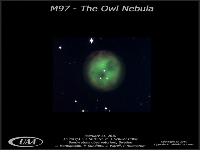 M97 - Ugglenebulosan