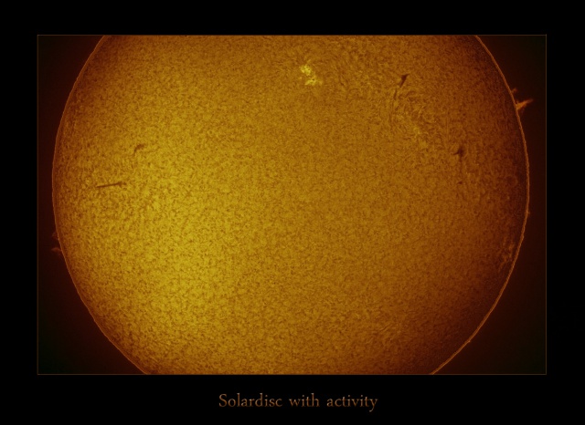 Solardisc with activity
